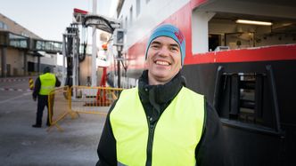Sigurd Vik i Electro Automation Austevoll. <span>Bilde: Eirik Helland Urke</span>