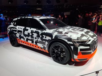 Prorotypen av Audi e-Tron Quattro ble offisielt presentert i Geneve. Foto: Marius Valle