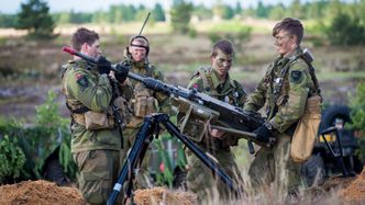 Brigade Nords 2. bataljon på øvelse Saber Strike 16 i Latvia. Bilde: Ole-Sverre Haugli/Forsvaret