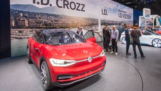 En av Volkswagens elbilkonsepter, ID Crozz, vist frem i Geneve, Foto: Marius Valle