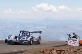 eO PP100 satte elbilrekorden i Pikes Peak i 2016. Foto:  Drive eO
