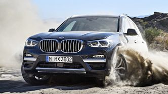 2018-modell BMW X3. Om en måned skal iX3 vises fram for første gang. Foto:  BMW
