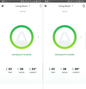 Klarert: I første etasje er oppholdtiden mye lenger og her er det viktigst at radonnivået er lavt. Dagen etter tilkobling av anlegget målte jeg 38 Bq/m<sup>3</sup>. Etter påsken var nivået ytterligere redusert til 28 Bq/m<sup>3</sup>. Faren er over. Foto:  ORV
