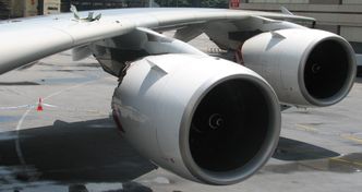 Turbindelene ble skutt ut av motoren og gjennom vingen. Foto:  ATSB