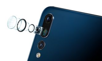 Slik er 40 MP RGB-kameraet bygget opp. Foto: Huawei