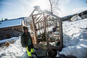 Ljungs drivhus er snart klart for vårinnflytting. Bilde: Mathias Klingenberg