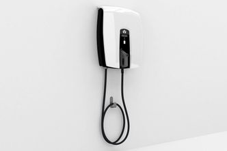 Laderen benytter CHAdeMO-tilkobling. Den veier 17 kg, og monteres på veggen. Foto: OVO Energy