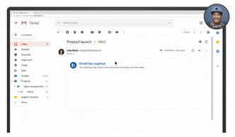 En av de nye sikkerhetsfunksjonene er muligheten til å sette utløpsdatoer på e-postene. Foto: Google