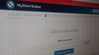 MyEtherWallet ble i april rammet av BGP-kapring. Foto: Skjermdump, digi.no