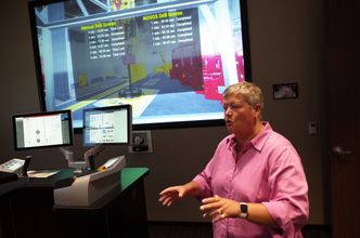 Automatisk prosesskontroll: CTO i NOV, Hege Kverneland, har vært på å utviklingen av et automatisk borestyringssystem som gjør landrigg-boring raskere og me presist. Foto:   Tormod Haugstad