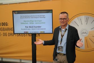 Adm.dir Erik Sollerud i Pon Norge AS mener at vi bare har sett starten av elektrifiseringen av anleggsmaskiner. Foto:  Jarle Skoglund