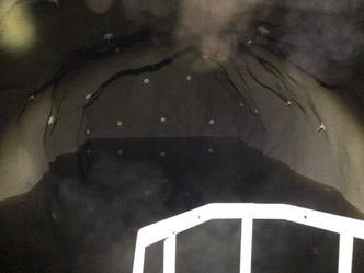 Vannspeilet skjuler et høydebasseng på 450 kubikkmeter. Foto:  Mathias Klingenberg