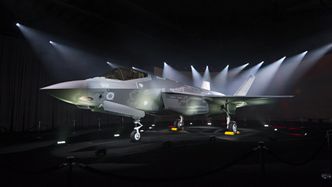Fra avdukingsseremonien for den første F-35I Adir 22. juni 2016. Foto: Beth Steel