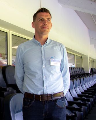 Den franske forskeren Philippe Poullain har 3D-printet en kommunal bolig i Frankrike. I mai gjestet han et Sintef-seminar i Oslo. Foto: Tuva Strøm Johannessen