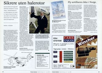 Faksimile Teknisk Ukeblad 1. juni 1995 Foto:  Arkiv