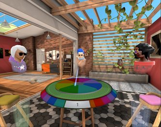 I Facebook Spaces møtes folk som avatarer. Foto: Facebook