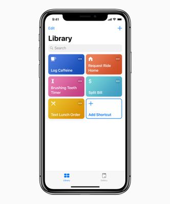 Shortcuts-funksjonen skal gjøre Siri litt mer nyttig i iOS 12. Foto: Apple