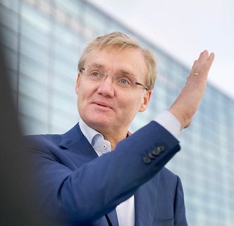 – Jeg er stolt og takknemlig for å ha vært med på utviklingen av Evry de siste årene, og jeg ønsker selskapet det beste framover når jeg nå har valgt å slutte, sier Kolbjørn Haarr i en kunngjøring. Bilde: CF-Wesenberg