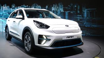 Kia Niro vises frem i Busan. Foto:  Kia