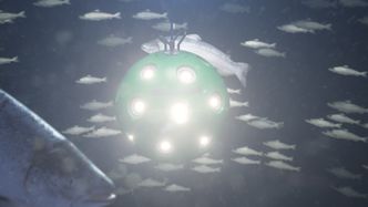 Så langt er det levert fem mindre lyskuler til Marine Harvest. Disse har en styrke på 40.000 lumen hver. Den største kula med 200.000 lumen blir ferdig i juli. Foto: Sealab Ocean Group