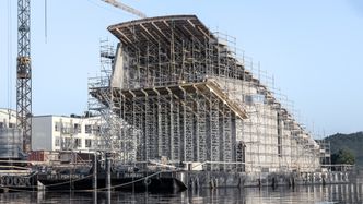 Øverst i denne enden kommer inngangspartiet. Foto:  Aldo Amoretti