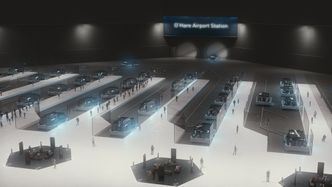 Slik ser The Boring Company for seg terminalen ved flyplassen. Foto:  The Boring Company