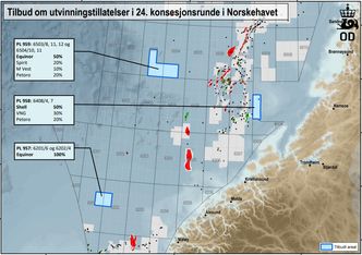 Det er sendt ut tilbud om tre nye utvinningstillatelser i Norskehavet. Foto: OED