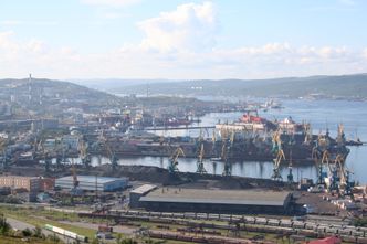 Havna i Murmansk. Foto: Martin Lie