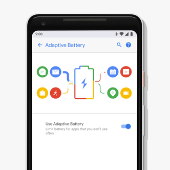 Mer intelligent batteristyring er blant nyhetene i Android P. Foto: Google