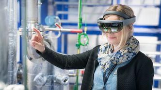 Marianne Slørdahl i Bouvet jobber som QA og testansvarlig i VR/AR-teamet. Foto:  Eirik Helland Urke