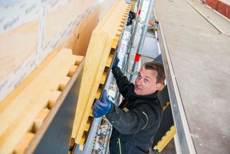 Glavas nye fasadeelement blir grundig testet i flere pilotprosjekter. Foto:  Paal-André Schwital
