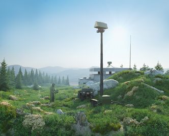 Saab forsøker å selge inn G1X som sensor til det pågående norske kampluftvernprogrammet. Illustrasjon: Eker Design, copyright Saab