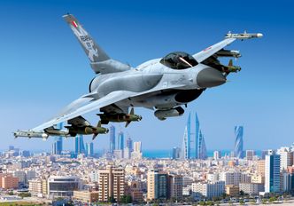 Slik vil Bahrains kommende F-16 Block 70 se ut med full mundur. Foto: Lockheed Martin