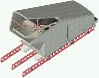 3D-MODELL: Et utsnitt av 3D-modellen for Under.