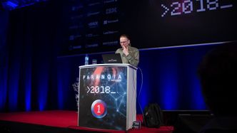 Mikko Hypponen under årets Paranoia-konferanse.