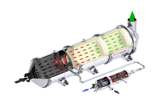 Illustrasjon av avgassrensesystemet fra Twintec Baumot. Illustrasjon:  Twintec Baumot