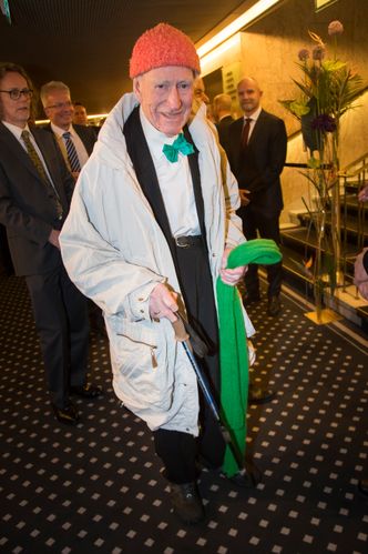 Olav Thon satser stort i Flå kommune. Bildet er tatt ved en annen anledning. Foto: Heiko Junge / NTB scanpix