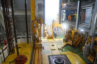 Teknisk Ukeblad har vært med på tur til Johan Sverdrup-feltet i Nordsjøen. 80 prosent av utbyggingen av er nå gjennomført. Foto:  Eirik Helland Urke
