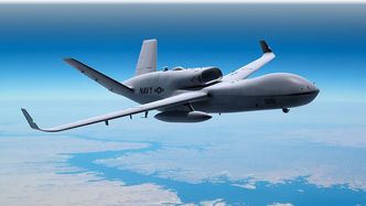 Dette er General Atomics' forslag til MQ-25A. Foto:  GA-ASI