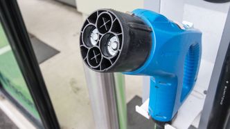 En CHAdeMO-kontakt. Foto:  Marius Valle