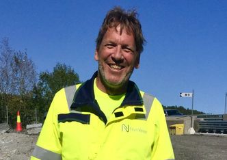 En fornøyd prosjektdirektør, Magne Ramlo Foto:  Immi Vegge/Nye Veier