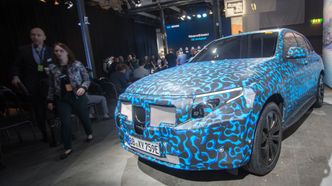 Den kamuflerte bilen ble vist frem før lanseringen. Foto:  Marius Valle