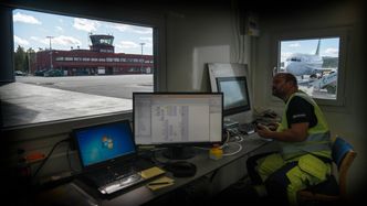 Kontrollrommet i Skien er klar til å starte sine første vaskeprogrammer. Foto:  Eirik Helland Urke