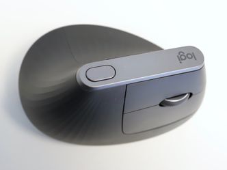 Logitech MX Vertical sett ovenfra. Foto: Kurt Lekanger, digi.no