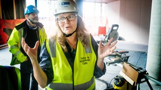 Vibeke Johnsen, prosjektansvarlig fra Kultur- og idrettsbygg Oslo KF. Foto:  Eirik Helland Urke