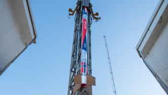 Nucleus klar for oppskyting i september 2018. Foto: Nammo