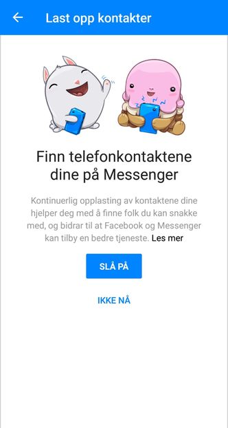 Hva folk definerer som «en bedre tjeneste» er nok subjektivt, men de fleste synes nok ikke det er opplagt at dette betyr målrettet reklame. Skjermbilde: Messenger
