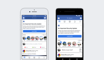 Dette er varselet som Facebook sendte ut til brukere som er rammet av det alvorlige innbruddet. Foto: Facebook