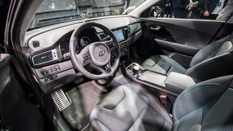 Interiør i e-Niro. Foto:  Marius Valle