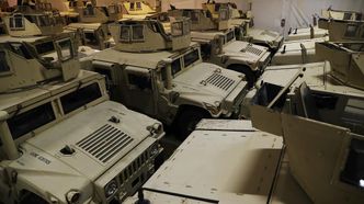 US Marines har rundt 600 slike Humvee-er lagret i Trøndelag. Foto: Forsvaret